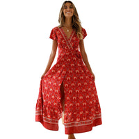 Tropical Bloom Maxi Dress