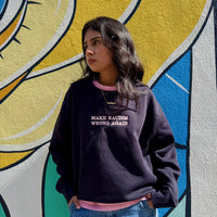 Anti-Rac*sm Navy Sweatshirt