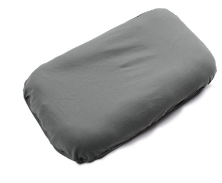 Baby nest bed cushion, gray portable cotton crib cradle for newborns