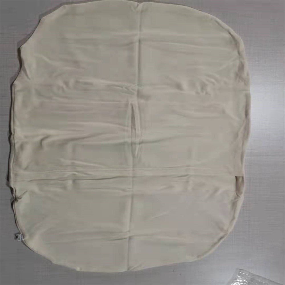 Cream cotton baby nest bed for newborns; portable crib travel cradle by Ancient Energy