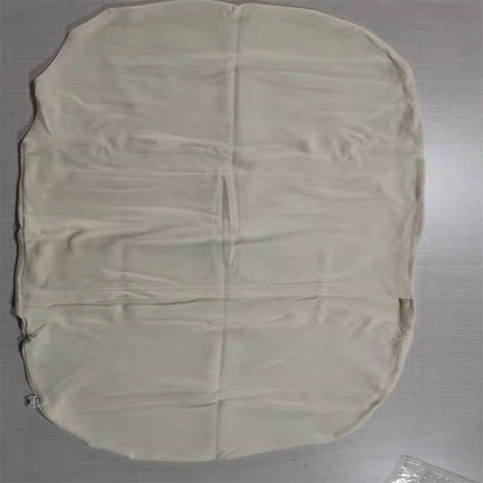 Cream cotton baby nest bed for newborns; portable crib travel cradle by Ancient Energy