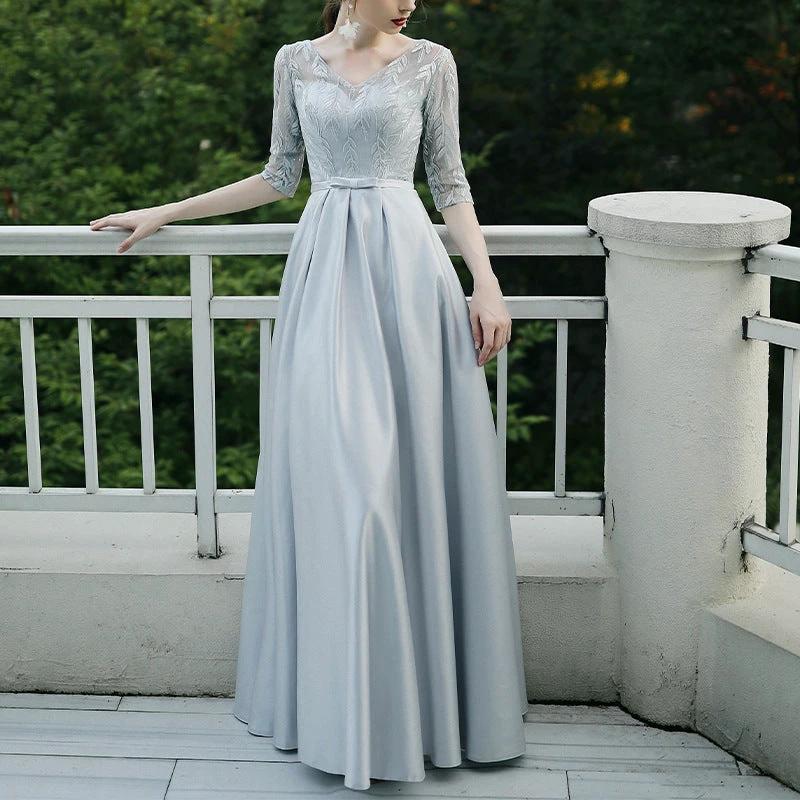Banquet Party Elegant Evening Dress Women MANDOTOS