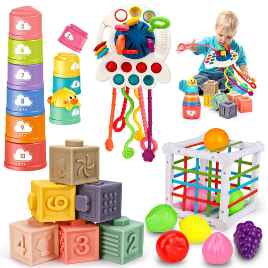 Montessori Infant Development Toy Set 6 - 12 M+ - MANDOTOS INTERNATIONAL
