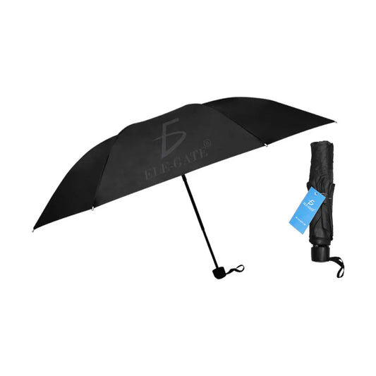 Automatic Compact Three-Folding Rain Umbrella Minimalist Fashionable Mini Pocket Parasol with UV Printing for Travel
