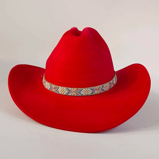 western Premium suede cowboy hat stylish men's and women's fedora Suede Panama hat perfect for outdoor festive activitieswestern