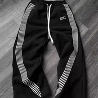 Y2k Embroidered Black Gray Casual Pants Camo Functional Tactical Functional Men's Women's Premium Jogging Drawstring Sweatpants