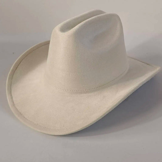 western Premium suede cowboy hat stylish men's and women's fedora Suede Panama hat perfect for outdoor festive activitieswestern