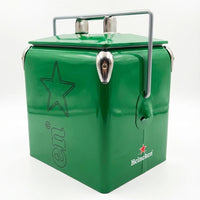 13L Iron Square Classic Cooler for Camping Beach Party Travel BBQ RV Wedding Outdoor Use - MANDOTOS INTERNATIONAL