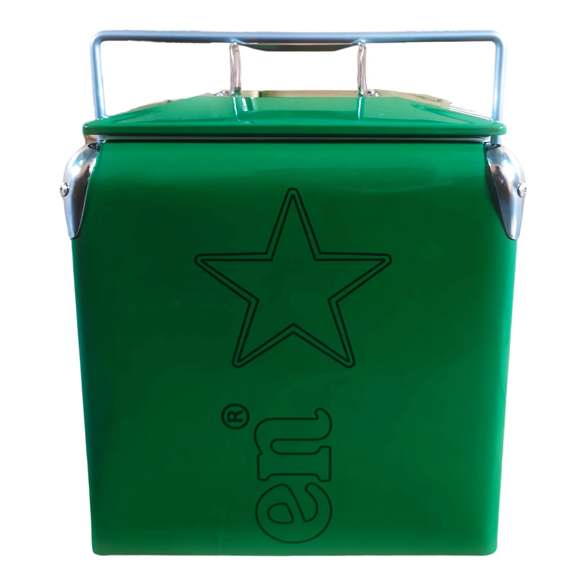 13L Iron Square Classic Cooler for Camping Beach Party Travel BBQ RV Wedding Outdoor Use - MANDOTOS INTERNATIONAL
