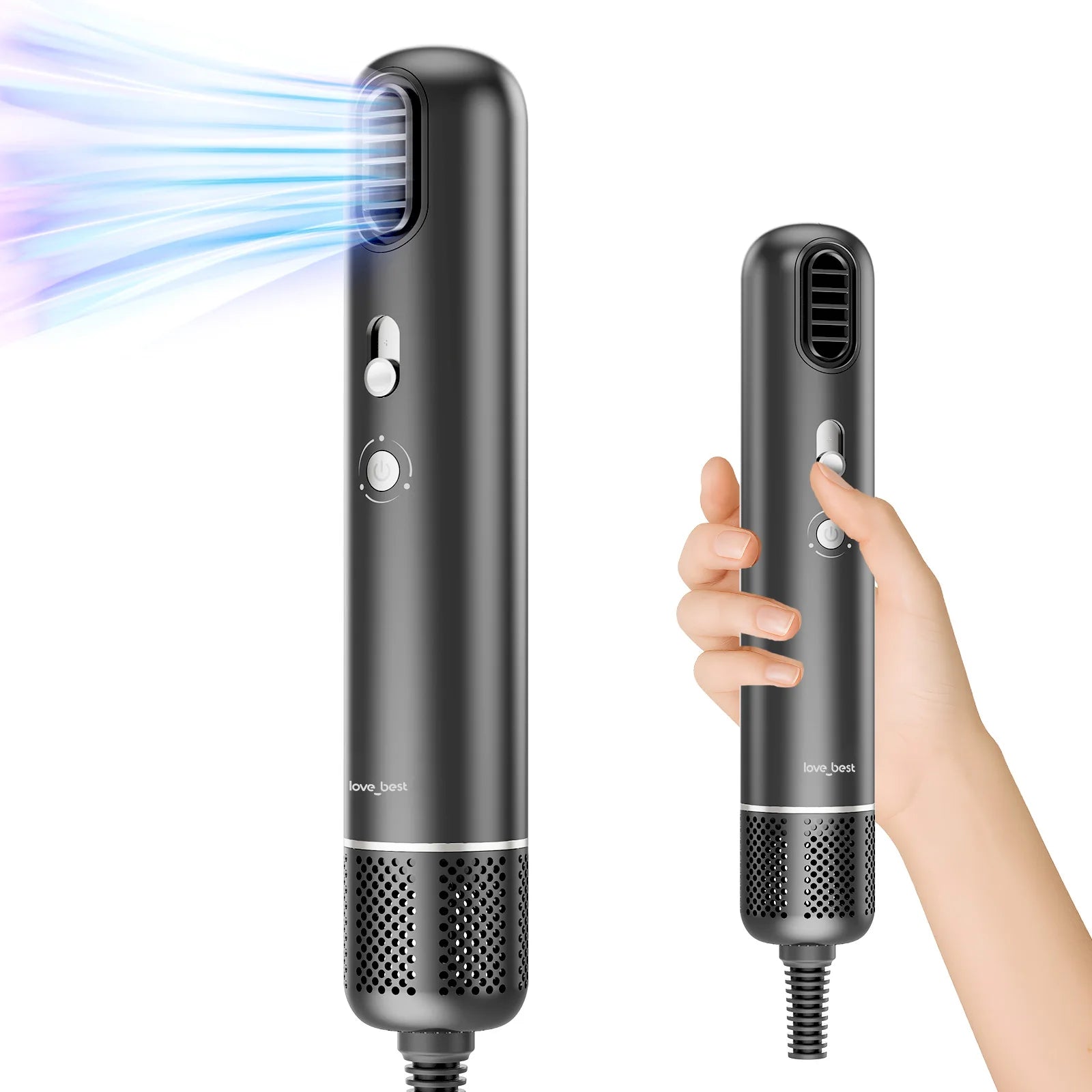 BLDC Motor Ionic Hair Dryer Portable Low Noise for Travel Home Use FCC Certified Wholesale OEM