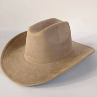 western Premium suede cowboy hat stylish men's and women's fedora Suede Panama hat perfect for outdoor festive activitieswestern