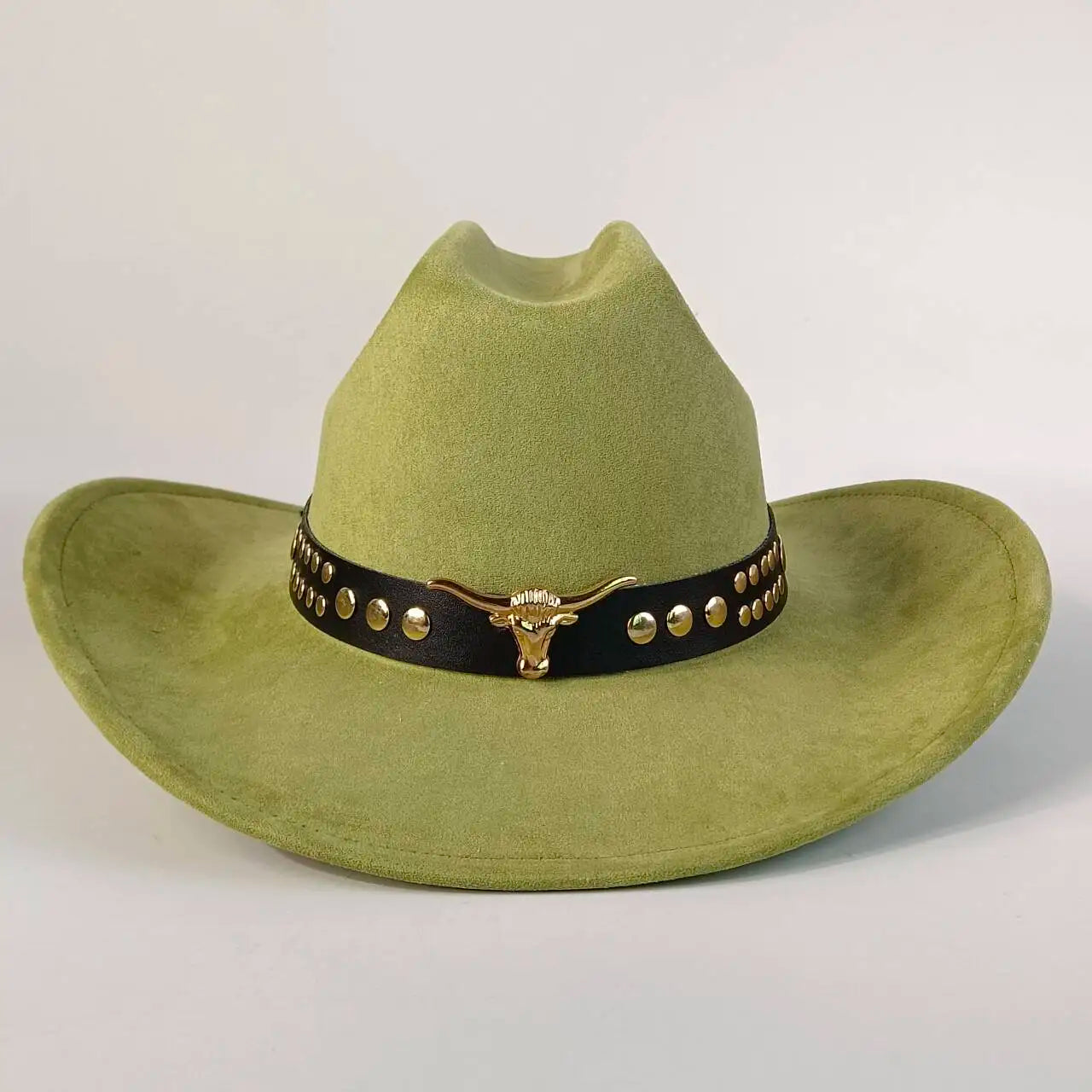 western Premium suede cowboy hat stylish men's and women's fedora Suede Panama hat perfect for outdoor festive activitieswestern