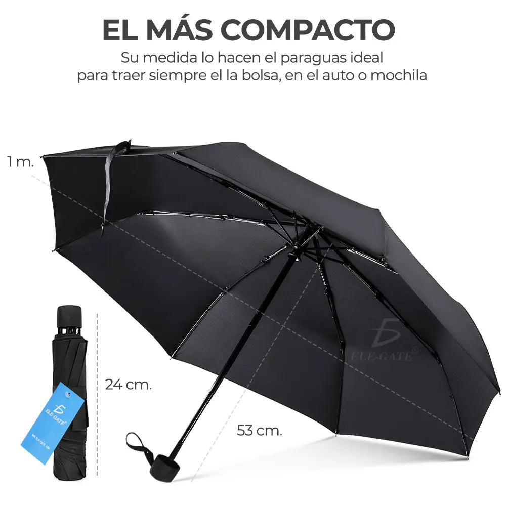 Automatic Compact Three-Folding Rain Umbrella Minimalist Fashionable Mini Pocket Parasol with UV Printing for Travel