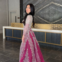 Aleya Beaded Detachable Embellished Sequin Overskirt (Dress Not Included)