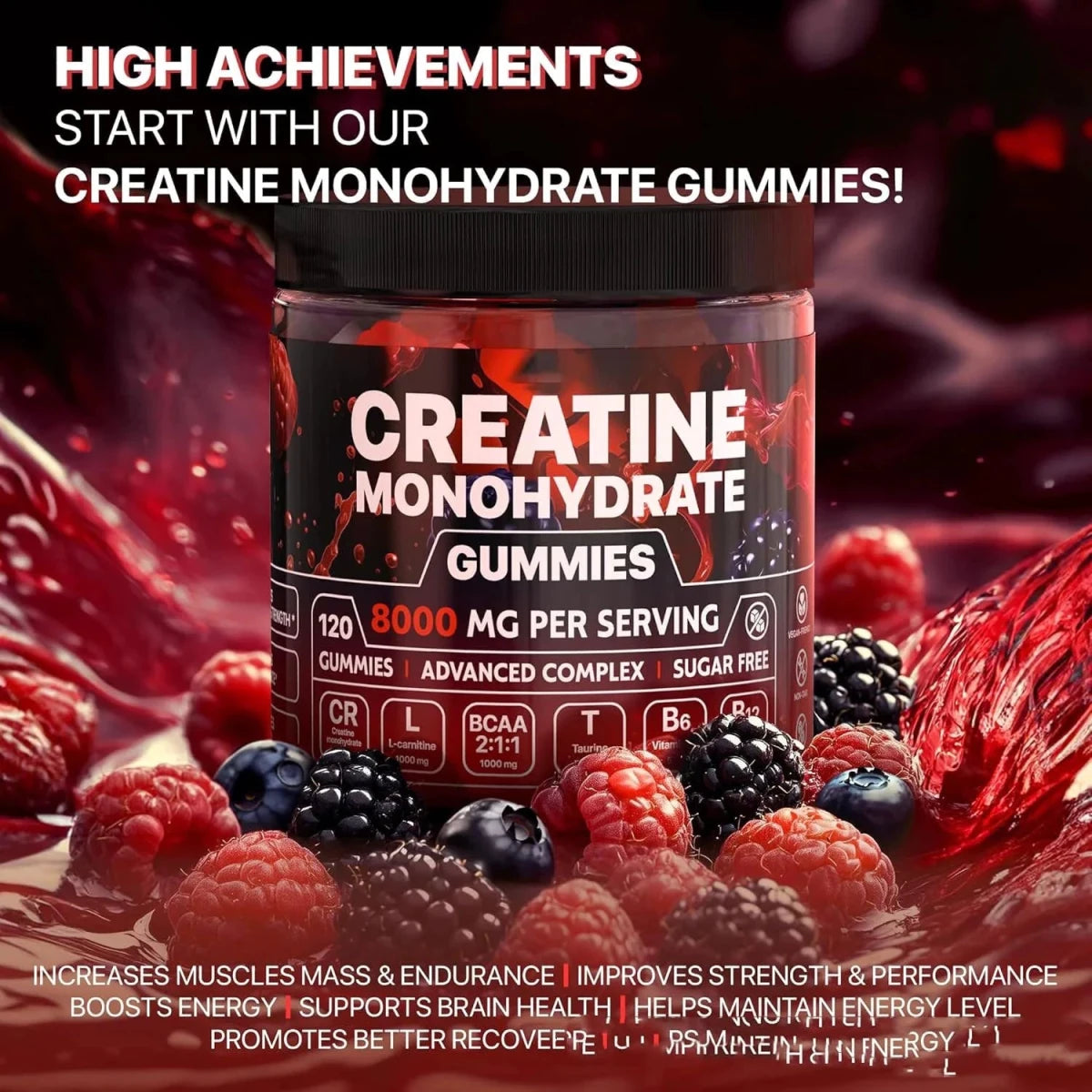 Muscle Boost Gummies - MANDOTOS INTERNATIONAL