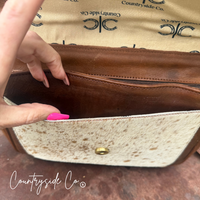 Grace Tooled Leather Purse: Handcrafted Statement Piece for Style & Function -