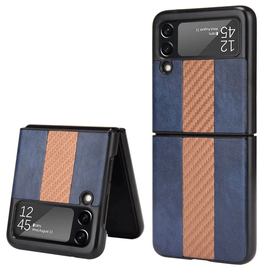 Samsung Z Flip 3 5G Leather Folding Case - MANDOTOS INTERNATIONAL