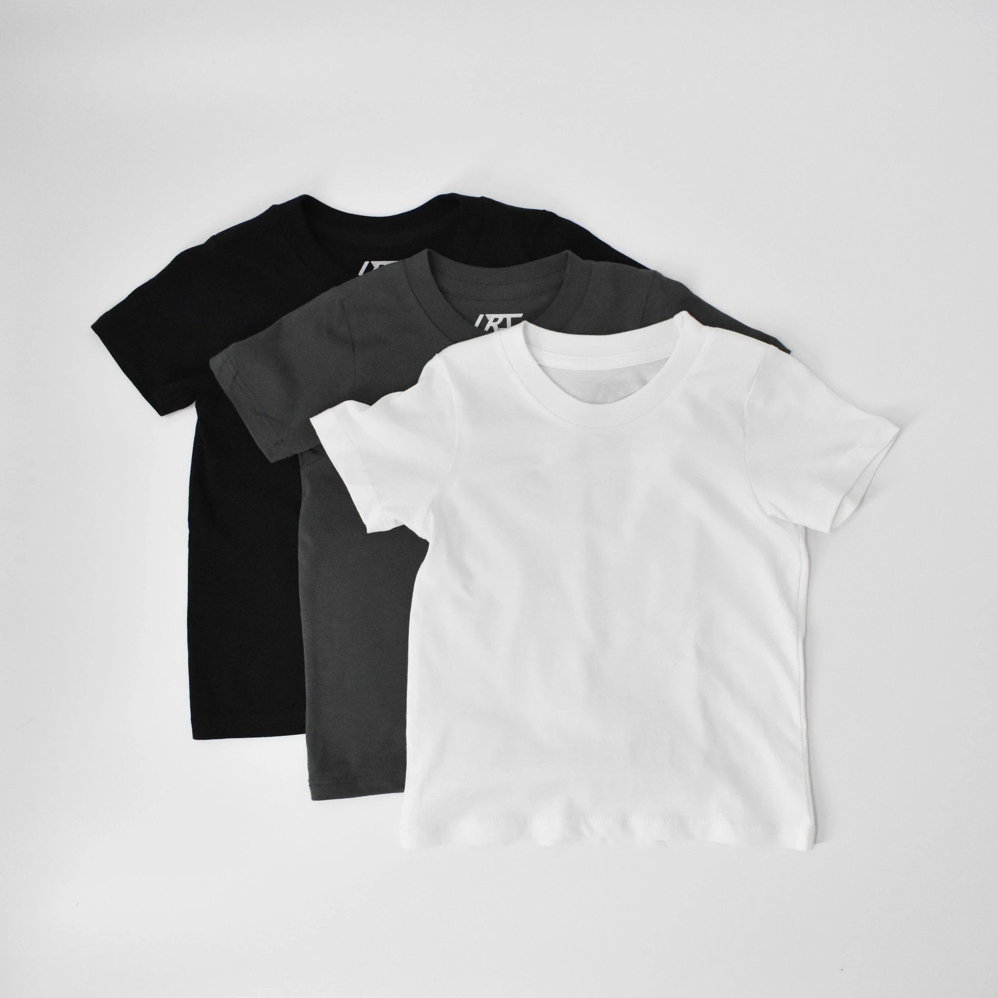 3-PACK RAD ORGANICS TEES - MONOCHROME LITTLE RAD THINGS