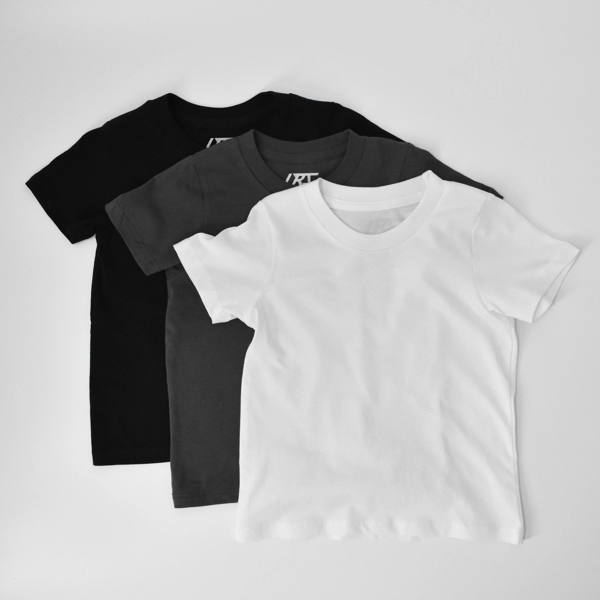 3-PACK RAD ORGANICS TEES - MONOCHROME LITTLE RAD THINGS