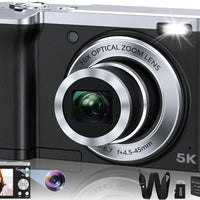 56MP Dual Lens 5K Autofocus Camera with 10X Zoom - MANDOTOS INTERNATIONAL