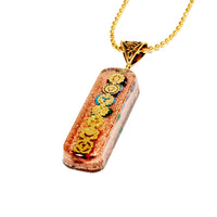 7 chakra Orgone Copper Pendant with Chain (Ships from USA!)