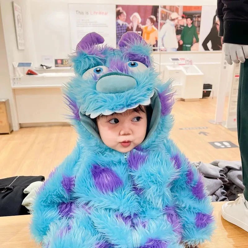 Cute Animal Baby Jumpsuit With Hooded Zipper - MANDOTOS INTERNATIONAL