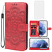 Mandala Red Wallet Case for Galaxy S21 with Screen Protector - MANDOTOS INTERNATIONAL