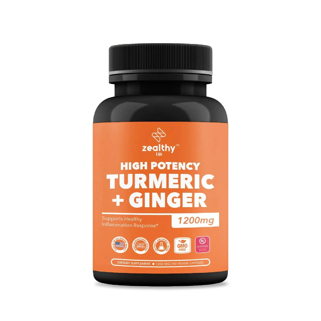 Turmeric & Ginger 1200mg Advanced Joint Support - 180 Caps