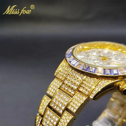 Gold Luxe Men's Waterproof Watch - MANDOTOS