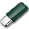 Cigarloong Portable Stainless Steel Cigar Case Anti-pressure Travel Leather Cigar Humidor Box