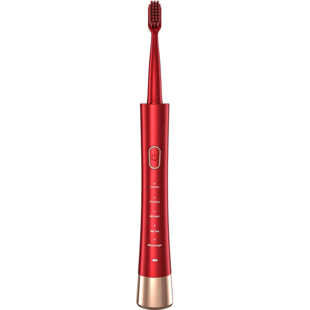 Sonic Bamboo Toothbrush Sanitizer - Rechargeable Travel Electric Toothbrush for Adults - MANDOTOS INTERNATIONAL