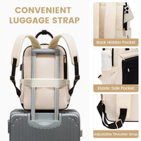 LOVEVOOK Fashion Stylish Girls Travel School Nylon BookBag With USB Waterproof Teacher Nurse Student Laptop Backpack for Women