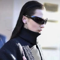 Trendy Sunglasses Male Y2K Spicy Girl Eagle Mouth Minimalist PROM Female Sunglasses 2024