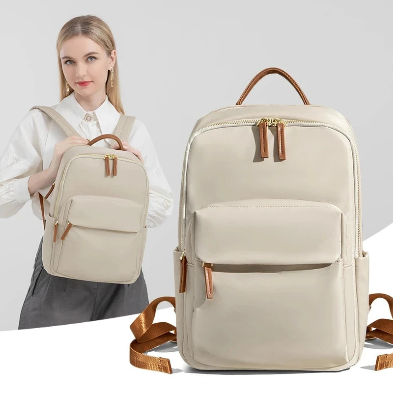 Laptop Backpack for Women and Men Students Class School Waterproof Travel Business Nylon Casual High Capacity Quality Back Bags