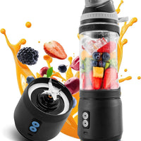 Ice Crushing Portable Blender Rechargeable Portable Smoothie Blender Cordless Personal Travel Blender