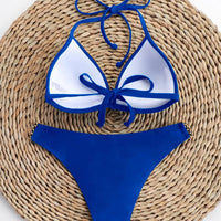Push up Bikini 2023 Women Swimsuit Thong Bikinis Set Brazilian Sexy Halter Swimwear Woman Bathing Suits Swimming for Beach Wear