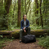 Fashion Foldable Duffel Bag Unisex Large Capacity Travel Weekender Hiking Sports Bag with Shoe Compartment