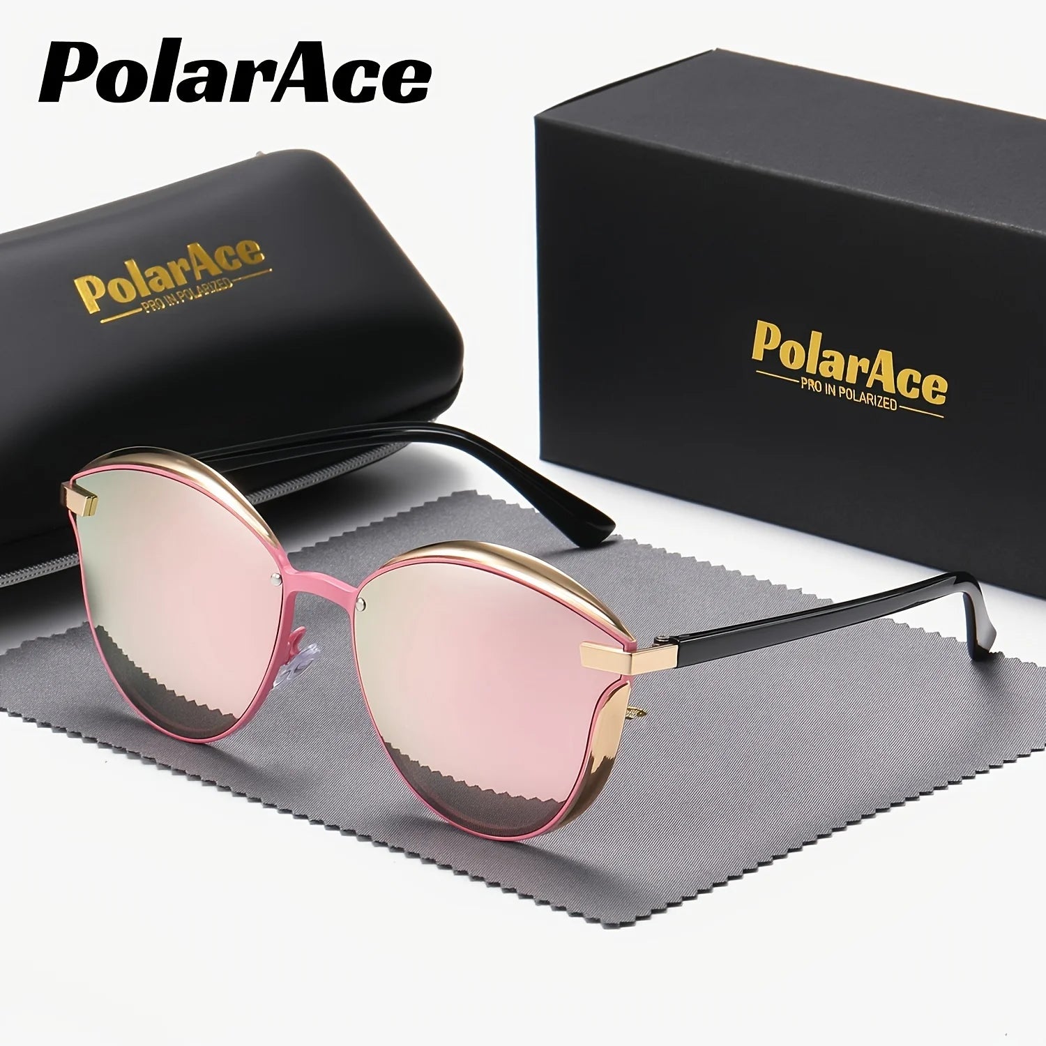 Polarized Fit Over Sunglasses for Women Thin Temple Anti Glare Sunshades for Driving