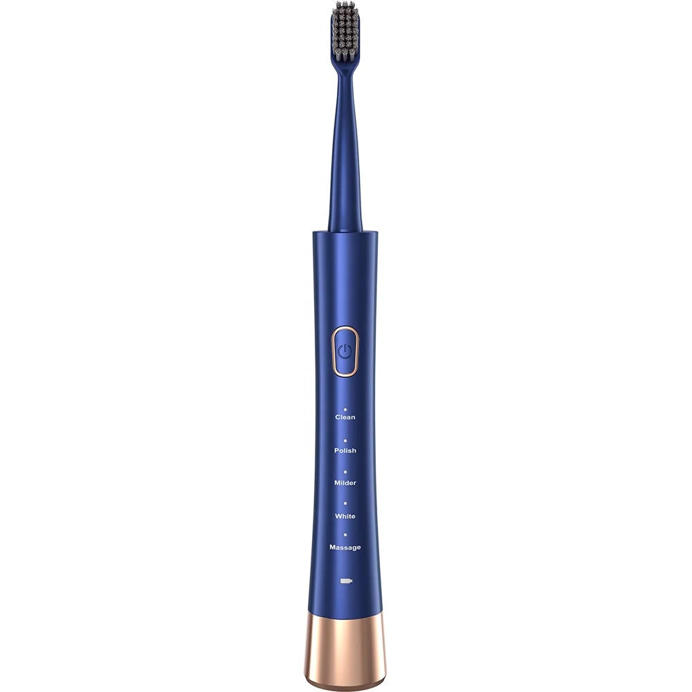 Sonic Bamboo Toothbrush Sanitizer - Rechargeable Travel Electric Toothbrush for Adults - MANDOTOS INTERNATIONAL