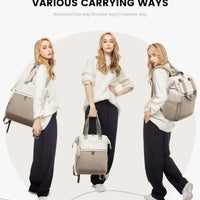 Super Lightweight Women's Travel Laptop Backpack with Curved Shoulder Straps - MANDOTOS INTERNATIONAL