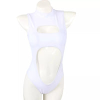 2023 Swimwear One-piece Swimsuit Zipper Neck Monki Swimsuit Front Cutout Sexy Bathing Suit Hollow Out One-Piece Swimwear