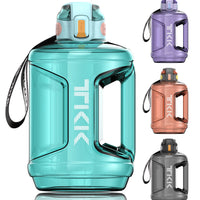 Big Capacity 60oz Wholesale CustomLogo Food Grade Tritan Sport Water Bottle for Gym Travel Hot Thermal for Adult with Straw 2.0L