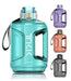 Big Capacity 60oz Wholesale CustomLogo Food Grade Tritan Sport Water Bottle for Gym Travel Hot Thermal for Adult with Straw 2.0L