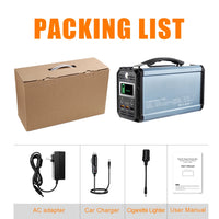 300W Portable Solar Generator with AC Outlet for Camping & Travel - MANDOTOS INTERNATIONAL