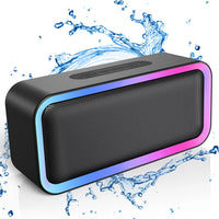 A6 Waterproof Bluetooth Speaker ACOME Portable Wireless Speaker 10W Sound RGB TWS Pairing V5.0 Bass for Party Travel Outdoor