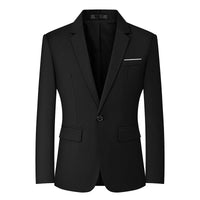 Mens Blazers Slim Fit Business Casual Men Suit Sport Coat One Button Travel Blazer Lightweight Suit Jacket