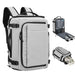 U.S Warehouse Multifunctional Large Capacity Gray Camping Backpack Lightweight Waterproof Outdoor Travel Backpack for Men Women