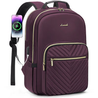 LOVEVOOK Luxury Nylon Teen College School Bookbags Waterproof Business 15.6 17 Inch Travel Laptop Backpacks Bags for Women Girls