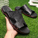 2026 Handmade Ultra Comfort Leather Retro Fashion Mens Summer Beach Slippers Flat Shoes Thong Leather Sandals