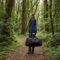 Fashion Foldable Duffel Bag Unisex Large Capacity Travel Weekender Hiking Sports Bag with Shoe Compartment